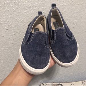 Canvas Slip-On Sneakers Denim size 8